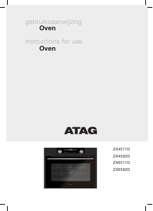 Manual ATAG ZX4511D Oven