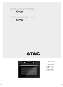 Manual ATAG ZX4592D Oven