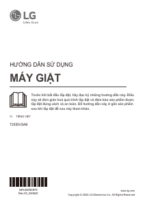 Hướng dẫn sử dụng LG T2555VSAB Máy giặt