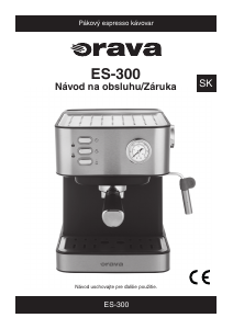 Návod Orava ES-300 Presovač