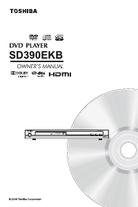 Manual Toshiba SD390 DVD Player