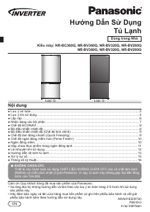 Hướng dẫn sử dụng Panasonic NR-BV360Q Tủ đông lạnh