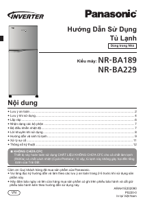 Hướng dẫn sử dụng Panasonic NR-BA189 Tủ đông lạnh