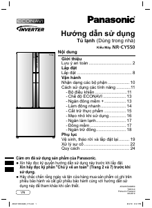 Hướng dẫn sử dụng Panasonic NR-CY550 Tủ đông lạnh
