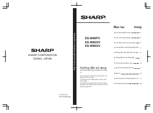 Hướng dẫn sử dụng Sharp ES-W82GV Máy giặt