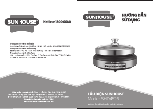 Hướng dẫn sử dụng Sunhouse SHD4526 Chảo
