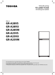 Hướng dẫn sử dụng Toshiba GR-A25VU Tủ đông lạnh