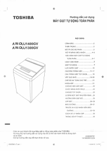 Hướng dẫn sử dụng Toshiba AW-DUJ1300GV Máy giặt