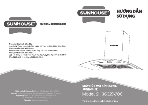 Hướng dẫn sử dụng Sunhouse SHB6629-70C Mũ đầu bếp