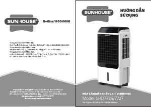 Hướng dẫn sử dụng Sunhouse SHD7727 Máy lọc khí