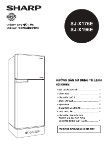 Hướng dẫn sử dụng Sharp SJ-X176E Tủ đông lạnh