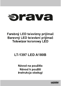 Manuál Orava LT-1397 LED A180B LED televize