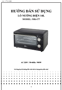 Hướng dẫn sử dụng Mishio MK-177 Lò nướng