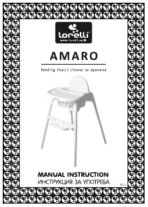 Manual Lorelli Amaro Baby High Chair