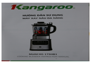 Hướng dẫn sử dụng Kangaroo KG 175HB1 Máy xay sinh tố
