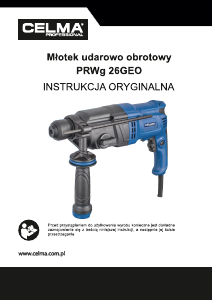 Instrukcja Celma PRWg 26GEO Młotowiertarka