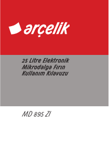 Kullanım kılavuzu Arçelik MD 895 ZI Mikrodalga