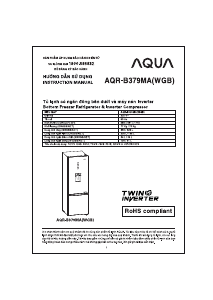 Hướng dẫn sử dụng Aqua AQR-B379MA(WGB) Tủ đông lạnh