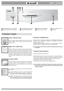 Kullanım kılavuzu Arçelik 6045 EG Bulaşık makinesi