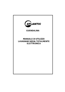 Manuale Atlantic Guendalina Lavatrice