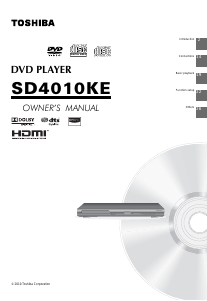 Manual Toshiba SD4010 DVD Player