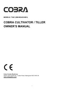 Manual Cobra T24C Cultivator