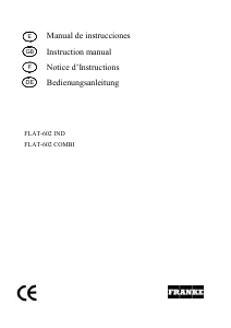 Manual de uso Franke FLAT-602 COMBI Horno