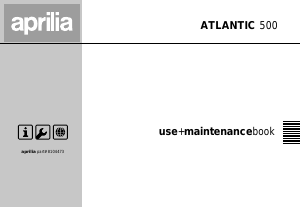 Handleiding Aprilia Atlantic 500 (2012) Scooter