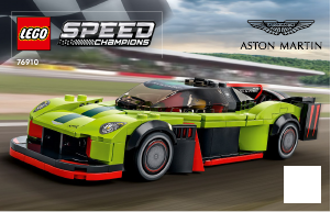 Handleiding Lego set 76910 Speed Champions Aston Martin Valkyrie AMR Pro & Vantage GT3