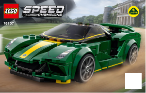 Bruksanvisning Lego set 76907 Speed Champions Lotus Evija