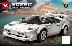Handleiding Lego set 76908 Speed Champions Lamborghini Countach