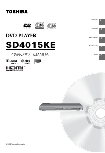 Manual Toshiba SD4015 DVD Player