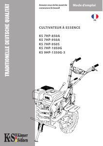 Mode d’emploi Könner & Söhnen KS 7HP-950S Cultivateur