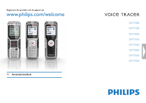 Bruksanvisning Philips DVT1000 Voice Tracer Diktafon