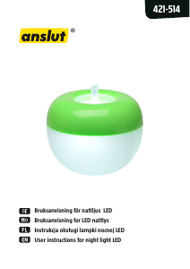 Bruksanvisning Anslut 421-514 Lampe