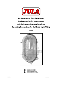 Bruksanvisning Anslut 422-031 Lampa