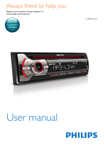 Manual Philips CEM2101 Car Radio
