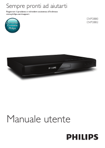 Manuale Philips DVP2880 Lettore DVD