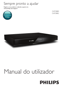 Manual Philips DVP2880 Leitor de DVD