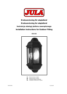 Manual Anslut 422-221 Lamp