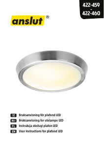 Manual Anslut 422-459 Lamp