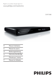 Manual de uso Philips DVP3380 Reproductor DVD