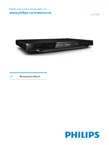 Bedienungsanleitung Philips DVP3804 DVD-player