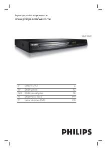 Manuale Philips DVP3980 Lettore DVD