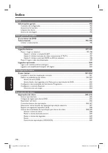 Manual Philips DVP3980 Leitor de DVD