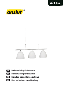 Manual Anslut 423-457 Lamp