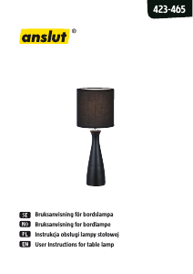 Manual Anslut 423-465 Lamp