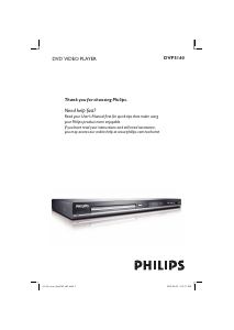 Εγχειρίδιο Philips DVP5160 Συσκευή αναπαρωγής DVD