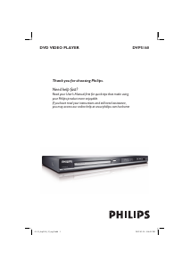 Manual Philips DVP5160 DVD Player