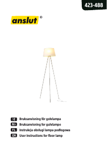 Bruksanvisning Anslut 423-488 Lampa